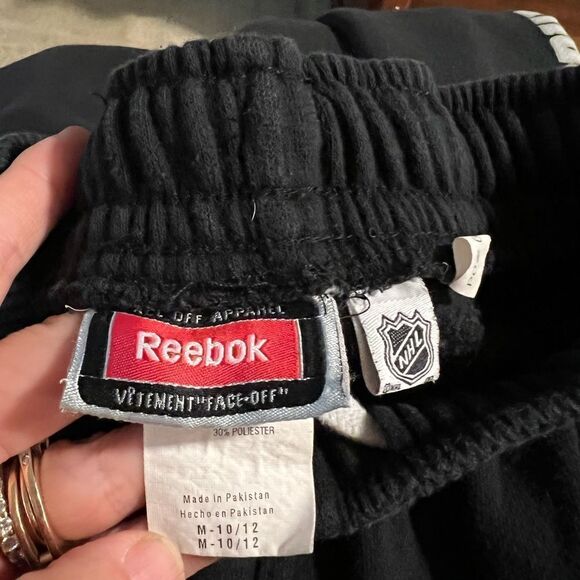 Reebok NHL black size medium (10/12) boys sweatpants. - Picture 2 of 4